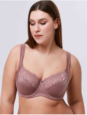 Бюстгальтер мягкий с подкроем Nikol Djumon 132 15B кофейно-розовый, Цвет: кофейно-розовый, Размеры: 75H, изображение 3