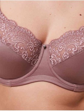 Бюстгальтер мягкий с подкроем Nikol Djumon 132 15B кофейно-розовый, Цвет: кофейно-розовый, Размеры: 75H, изображение 5