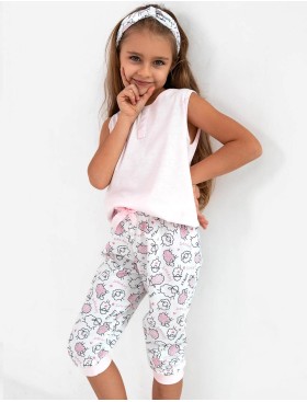 Пижама для девочки с бриджами Sensis SHEENA KIDS, Цвет: розовый, Размеры: 98-104