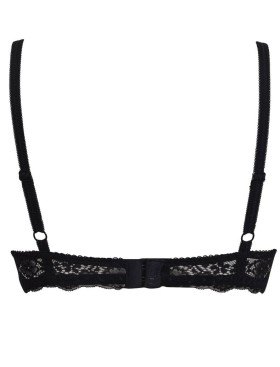 Кружевной бюстгальтер на косточках Sielei ALLURE 2672 nero, Цвет: nero (черный), Размеры: 85B, изображение 4