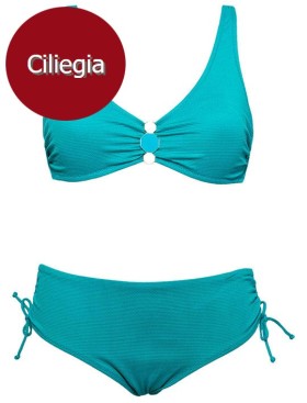 Раздельный однотонный купальник Sielei PIQUET AS94 ciliegia, Цвет: ciliegia (вишневый), Размеры: 75C, изображение 3