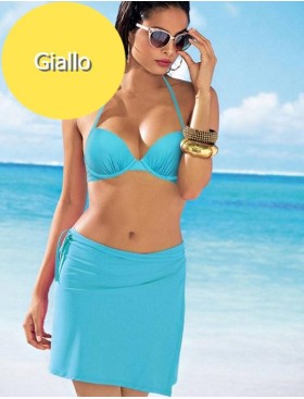 Раздельный женский купальник Sielei COLOR STONES CT54+CT61 giallo, Цвет: giallo (желтый), Размеры: 75C