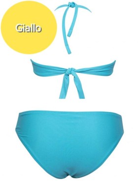 Раздельный женский купальник Sielei COLOR STONES CT54+CT61 giallo, Цвет: giallo (желтый), Размеры: 75C, изображение 3