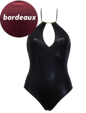 Слитный купальник Sielei FASHION GOLD FA51 bordeaux, Цвет: bordeaux (бордо), Размеры: 75B, изображение 2