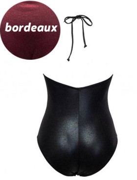 Слитный купальник Sielei FASHION GOLD FA51 bordeaux, Цвет: bordeaux (бордо), Размеры: 75B, изображение 3