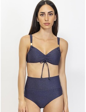 Синий раздельный купальник Sielei LX74 blu, Цвет: blu (синий), Размеры: 75C, изображение 3