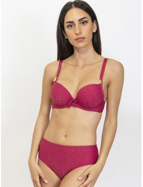 Бордовый купальник формовка слип Sielei LX89 sangria, Цвет: sangria (сангрия), Размеры: 75C