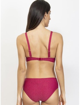 Бордовый купальник формовка слип Sielei LX89 sangria, Цвет: sangria (сангрия), Размеры: 75C, изображение 2