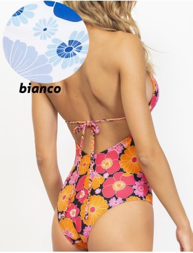 Слитный купальник с мягкой чашкой Sielei OP53 bianco, Цвет: bianco (белый), Размеры: 75B, изображение 2