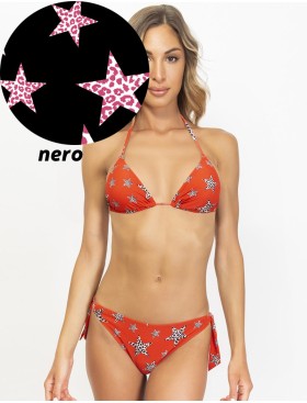 Открытый купальник шторка бразилиана Sielei RS52+RS61 nero, Цвет: nero (черный), Размеры: 75B