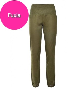 Брюки хлопок Sielei TL64 fuxia, Цвет: fuxia (фуксия), Размеры: S, изображение 2