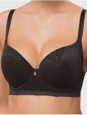 Формованный бюстгальтер пуш-ап VOVA FUSION V11233 черный, Цвет: черный, Размеры: 80D