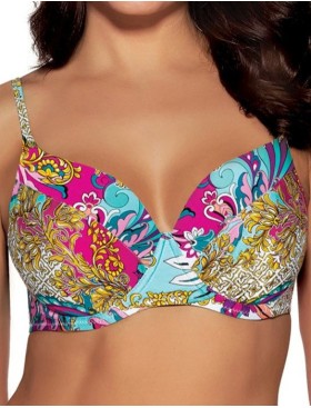 Верх купальника на тонком поролоне Ava TURQUOISE PAISLEY SK172, Цвет: мульти, Размеры: 95C