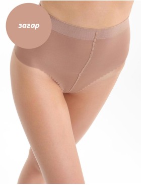 Тонкие колготки Dim 05DG TEINT de SOLEIL 17 den загар, Цвет: загар, Размеры: 3, изображение 2