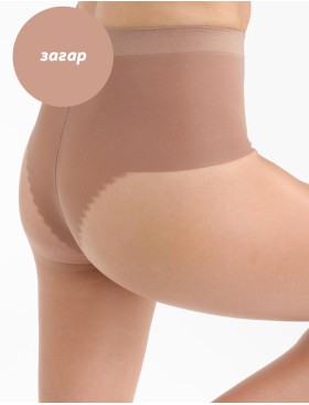 Тонкие колготки Dim 05DG TEINT de SOLEIL 17 den загар, Цвет: загар, Размеры: 3, изображение 3