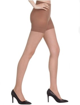 Прозрачные колготки Dim 06QE TEINT de SOLEIL 17 den загар, Цвет: загар, Размеры: 2