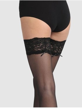 Полупрозрачные чулки Dim 0AMG UP SEXY 25 den, Цвет: черный, Размеры: 1