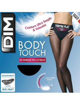 Прозрачные колготки Dim 1030 BODY TOUCH 20 den, Цвет: черный, Размеры: 2, изображение 2