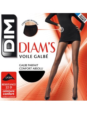 Прозрачные колготки Dim 1141 DIAM'S 22 den черный, Цвет: черный, Размеры: 1, изображение 4