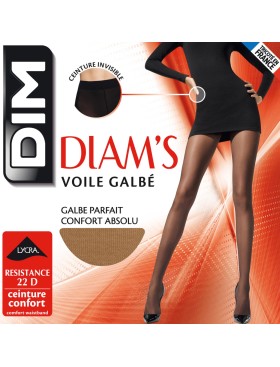 Прозрачные колготки Dim 1141 DIAM'S 22 den светло-телесный, Цвет: светло-телесный, Размеры: 3, изображение 4