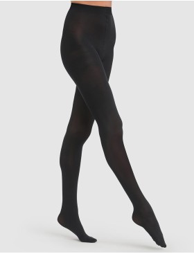 Велюровые колготки Dim 1312 STYLE OPAQUE 50 den черный, Цвет: черный, Размеры: 3/4