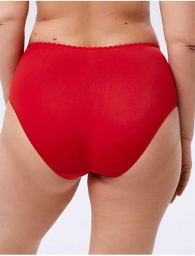 Высокие трусы слипы Elli 420 красный, Цвет: красный, Размеры: 4XL, изображение 2