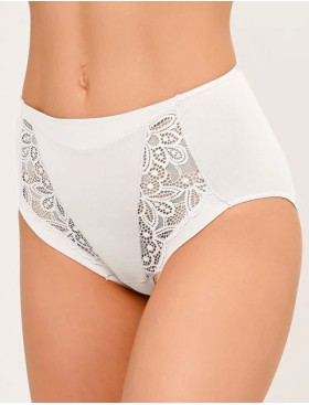 Хлопковые трусы макси Janira BELLE COTTON 1032267 CAREY white, Цвет: white (белый), Размеры: M