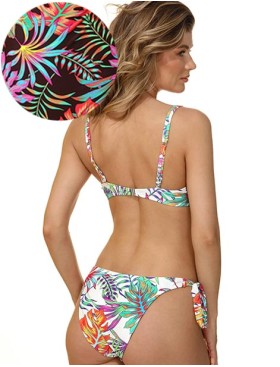 Открытый купальник с мягкой чашкой Jolidon FR81I коричневый, Цвет: коричневый, Размеры: 80B, изображение 2