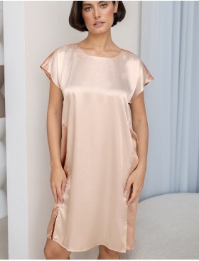 Шелковая туника Mia-Amore HAILEY 7304, Цвет: миндальный, Размеры: S/M