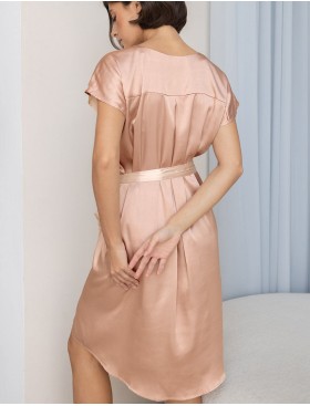 Шелковая туника Mia-Amore HAILEY 7304, Цвет: миндальный, Размеры: S/M, изображение 2