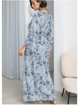 Длинный пляжный халат Mia-Amore PACIFIC OCEAN 1973, Цвет: голубой, Размеры: 2XL/3XL, изображение 2