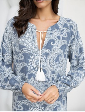 Туника женская Mia-Amore PACIFIC OCEAN 1975, Цвет: голубой, Размеры: S/M, изображение 4