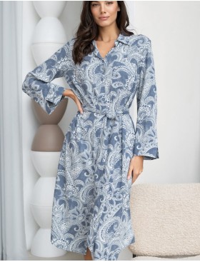 Удлиненная рубашка Mia-Amore PACIFIC OCEAN 1977, Цвет: голубой, Размеры: M