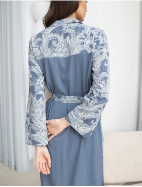 Удлиненная рубашка Mia-Amore PACIFIC OCEAN 1977, Цвет: голубой, Размеры: M, изображение 2