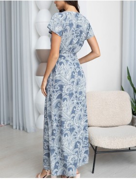 Длинное платье рубашка Mia-Amore PACIFIC OCEAN 1979, Цвет: голубой, Размеры: L, изображение 3