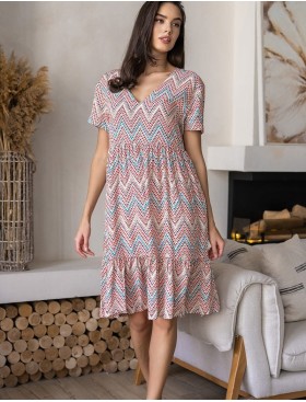 Платье-туника вискоза Mia-Amore VEGAS 1990 красный, Цвет: красный, Размеры: S/M, изображение 3