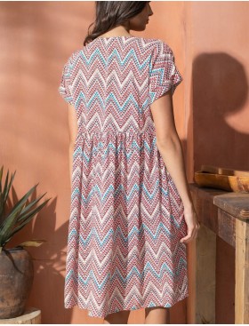 Легкий халат на пуговицах Mia-Amore VEGAS 1991 красный, Цвет: красный, Размеры: L/XL, изображение 2