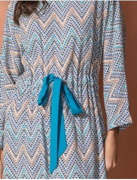 Домашнее платье-туника Mia-Amore VEGAS 1994 синий, Цвет: синий, Размеры: 2XL/3XL, изображение 4