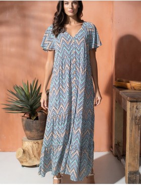 Длинное платье-туника Mia-Amore VEGAS 1999 синий, Цвет: синий, Размеры: 2XL, изображение 3