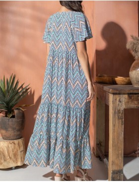 Длинное платье-туника Mia-Amore VEGAS 1999 синий, Цвет: синий, Размеры: 2XL, изображение 2