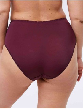 Трусы слипы высокая талия Misstyle 5024 темный виноград, Цвет: темный виноград, Размеры: XL, изображение 2