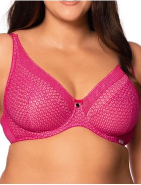 Бюстгальтер мягкая чашка Nipplex MATILDA M, Цвет: фуксия, Размеры: 85E