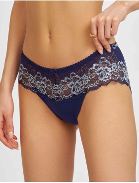 Трусы слипы биколор Simona M 045 синий-серебро, Цвет: синий-серебро, Размеры: M, изображение 3