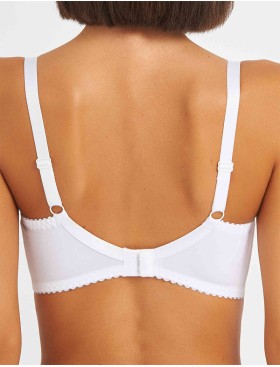 Бюстгальтер полумягкий Simona M 610 белая-сетка, Цвет: белая-сетка, Размеры: 75H, изображение 2