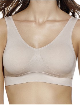 Бесшовный топ Selene LOUISE серо-бежевый, Цвет: серо-бежевый, Размеры: L