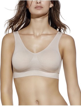 Бесшовный топ Selene LOUISE серо-бежевый, Цвет: серо-бежевый, Размеры: L, изображение 4