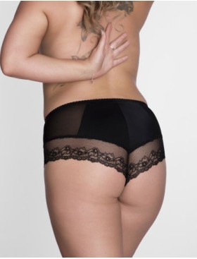 Трусы бразилиана Akcent SIZE PLUS 003, Цвет: черный, Размеры: L, изображение 2