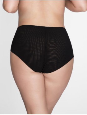 Трусы слипы высокие Akcent SIZE PLUS 013, Цвет: черный, Размеры: 6XL, изображение 2