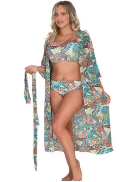 Туника пляжная Akcent 4, Цвет: мульти, Размеры: L/XL