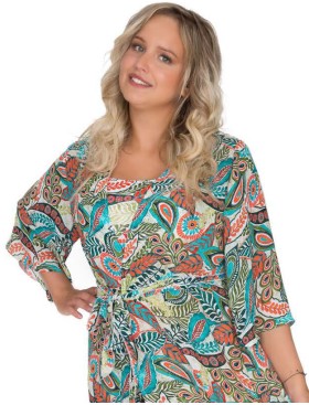 Туника пляжная Akcent 4, Цвет: мульти, Размеры: L/XL, изображение 3